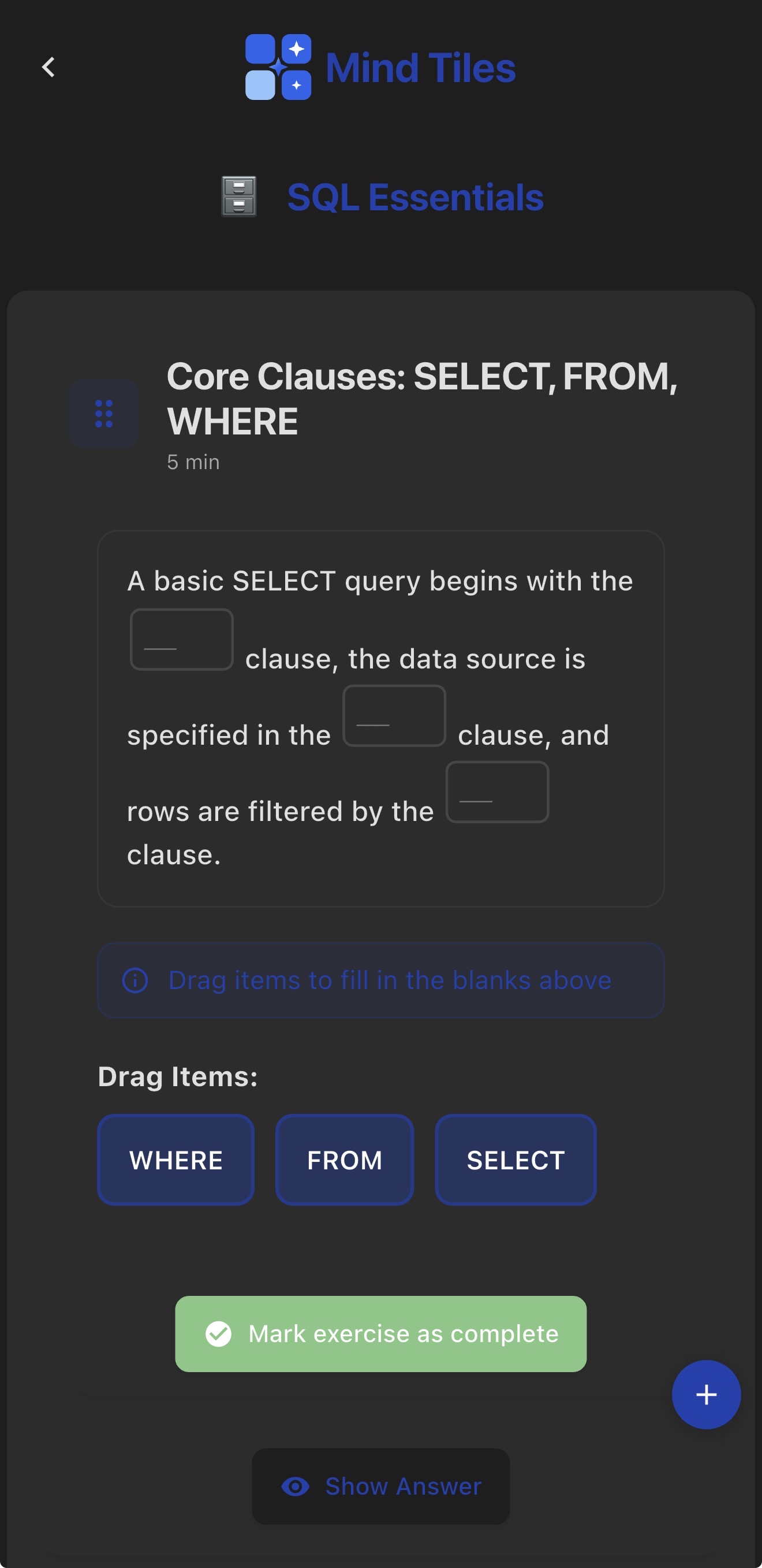 Interactive Exercises & Quizzes