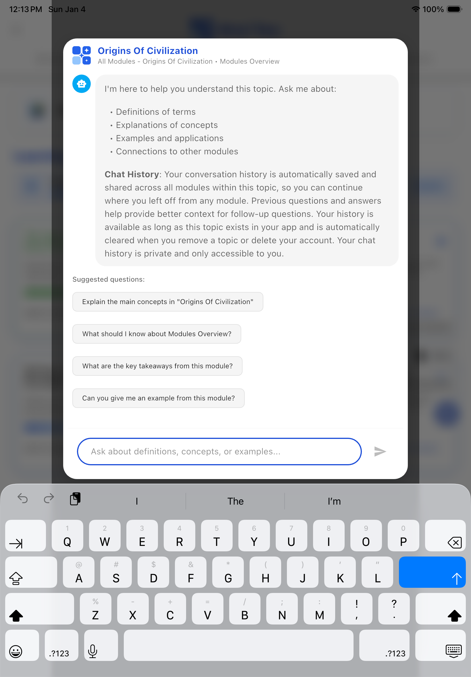 Learning Assistant - Light Mode